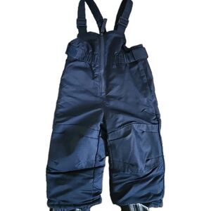 Cherokee Boy's 12 Month Navy Snowpants Adjustable Elastic Straps Winter Gear Ski